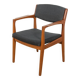 Mid-Century Teak & Leather Armchair by Erik Buck for Ørum Møbelfabrik, Denmark 1960s