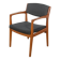 Mid-Century Teak & Leather Armchair by Erik Buck for Ørum Møbelfabrik, Denmark 1960s