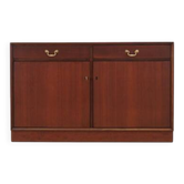 Cabinet en placage de acajou danois avec tiroirs et portes verrouillables, années 1970.