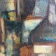 Cubist oil painting
