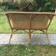 Banquette en bambou, rotin & osier adulte vintage