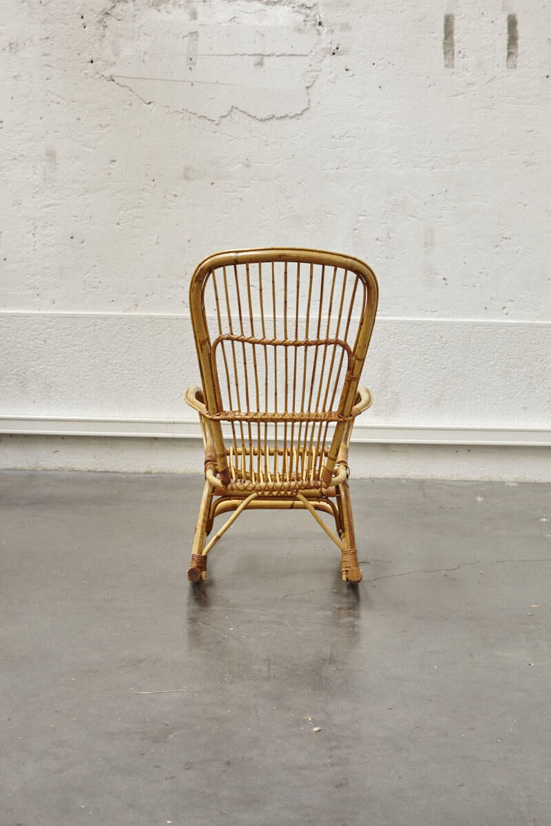 Rattan rocking chair