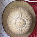Hat straw colonial