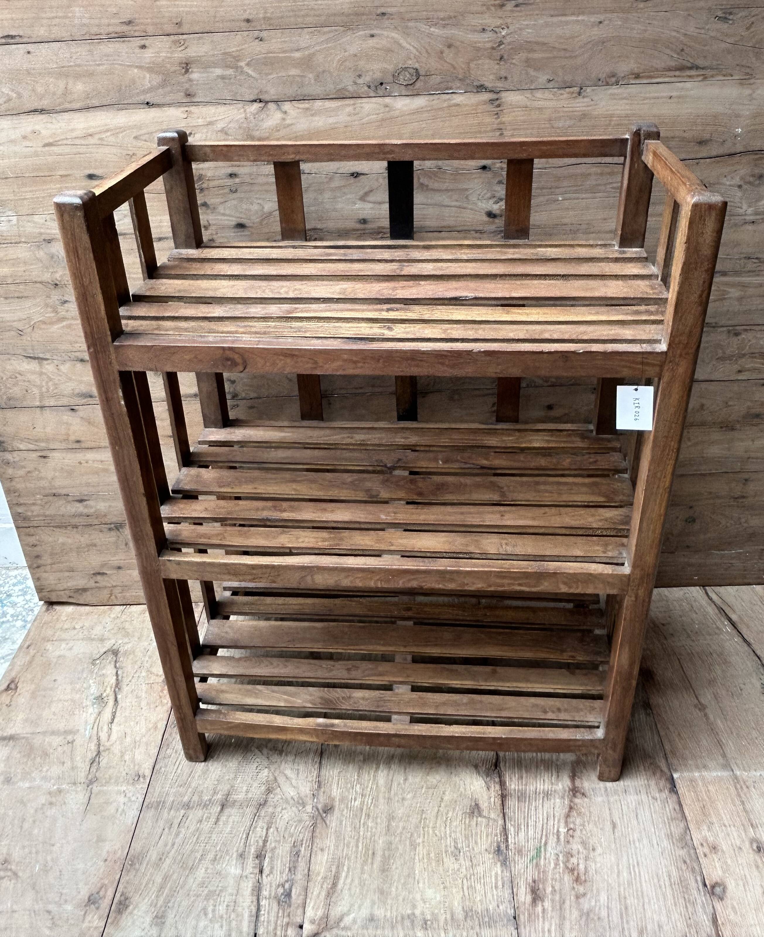 teak shelf from Burma