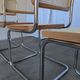 Ensemble de 6 chaises Cesca Design Marcel Breuer / Noyer clair, cannage, chrome, salle à manger