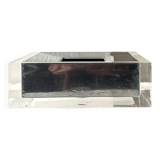 Ashtray design in Plexiglass and chrome metal, Guzzini 1970