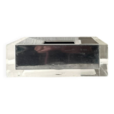 Ashtray design in Plexiglass and chrome metal, Guzzini 1970