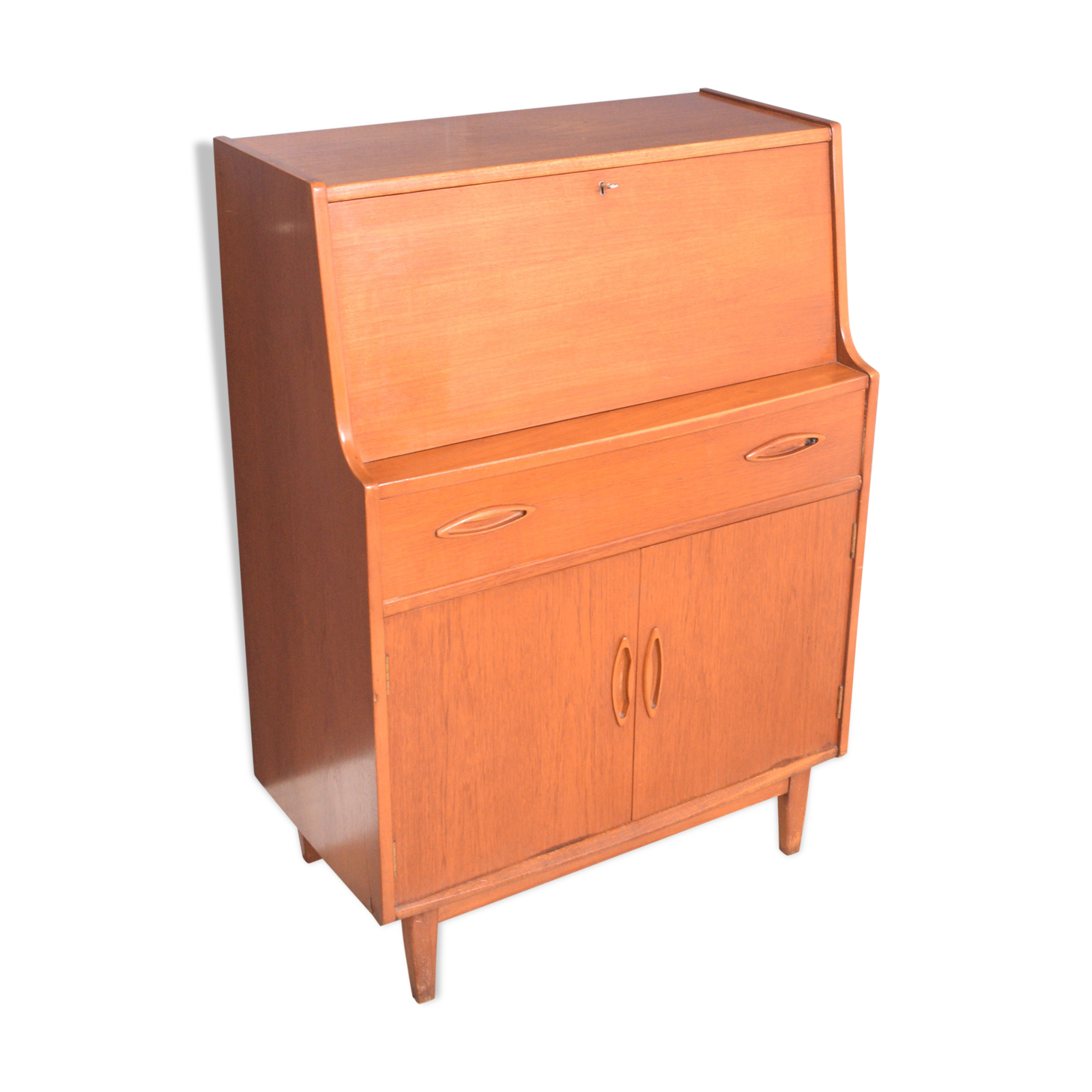 Restored Teak 1960s Jentique Bureau Desk
