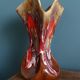 Vallauris vase in flamed ceramic, free-form model 330.