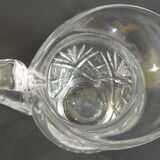 St. Louis crystal water pitcher signed