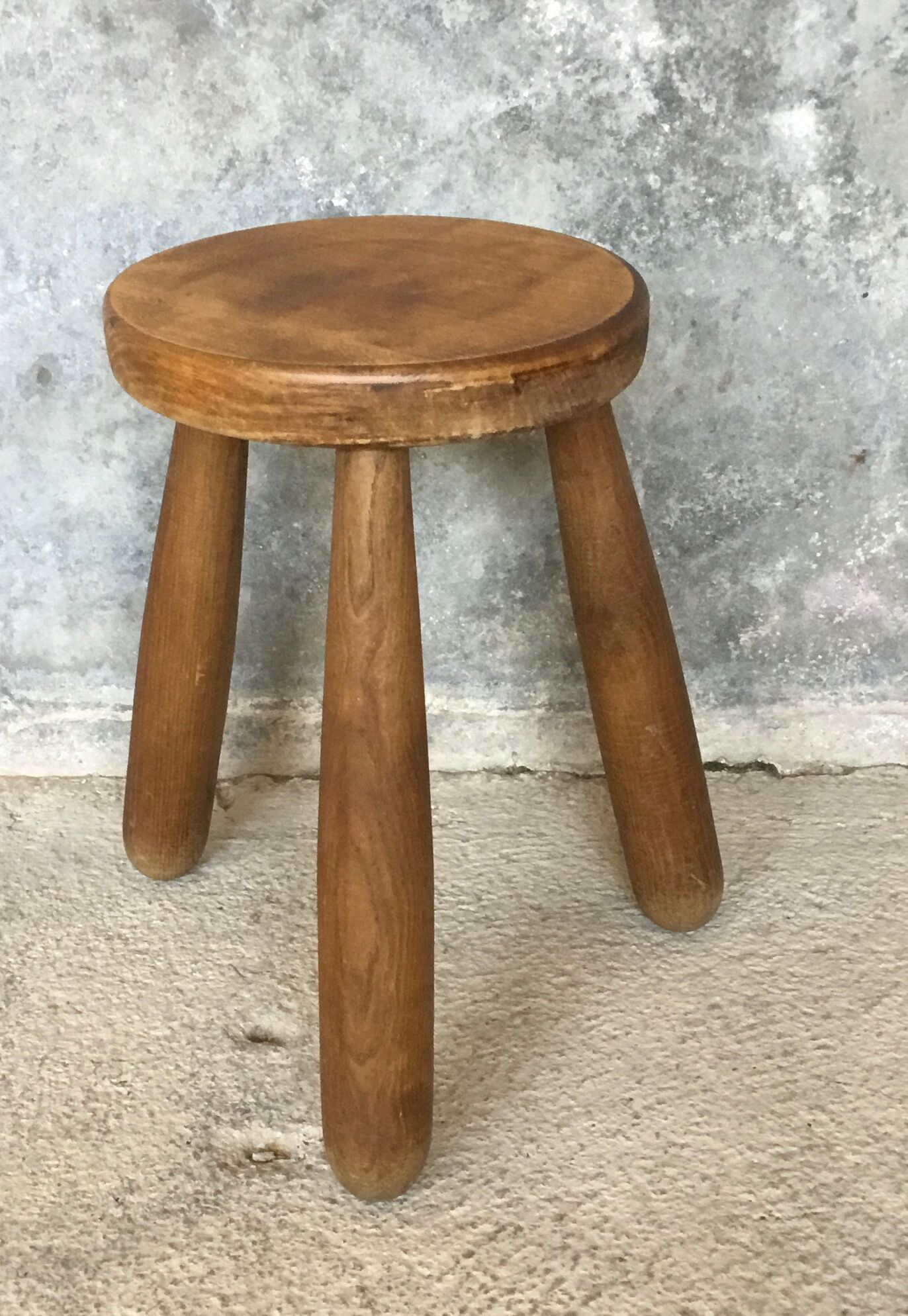 Vintage tripod farm stool - 1960