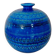 Bitossi "Rimini Blu" Ceramic Ball Vase by Aldo Londi