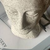 Bust in reconstituted stone