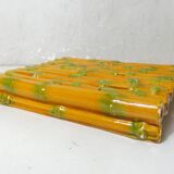 Vintage Vallauris barbotine cheese dish