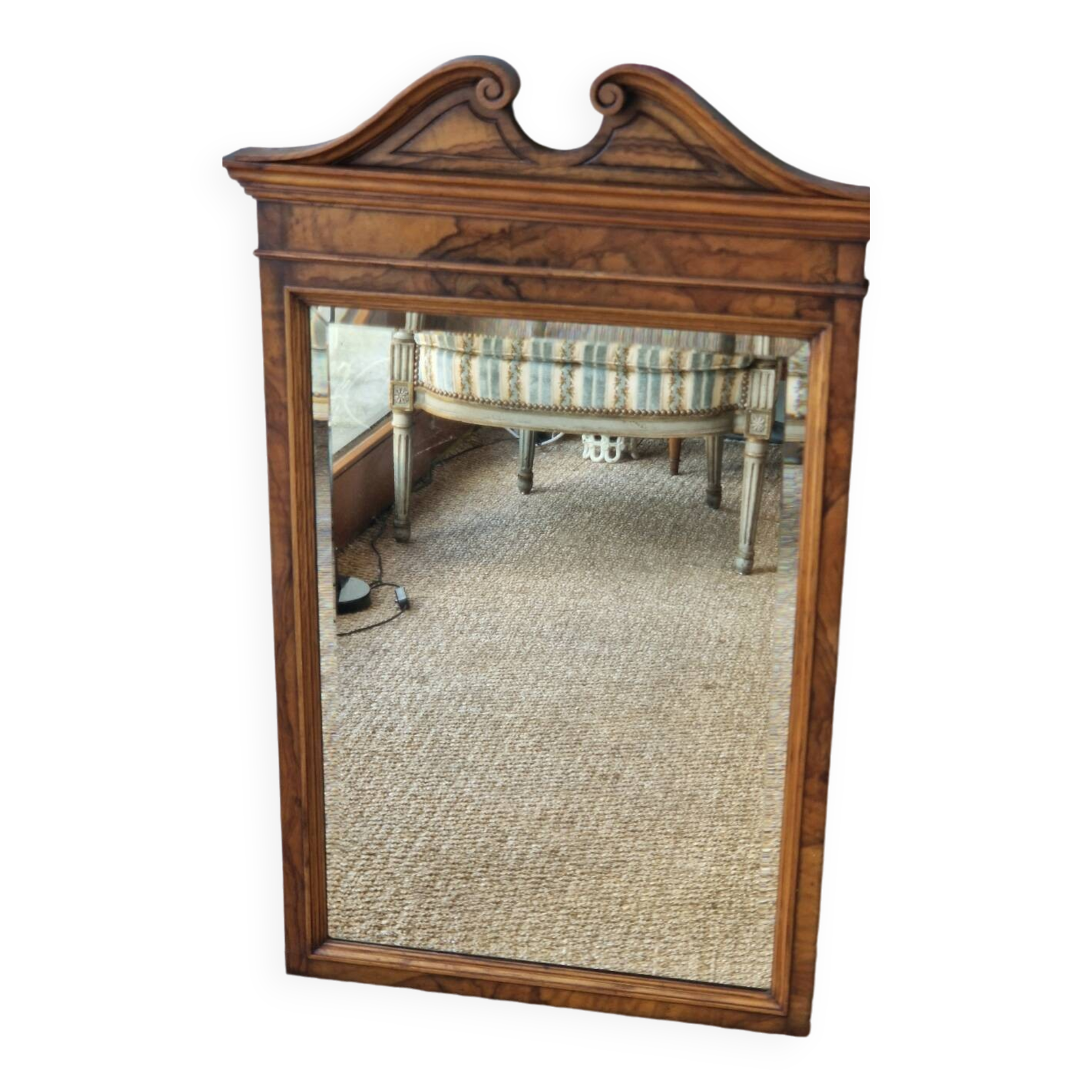 Miroir en noyer