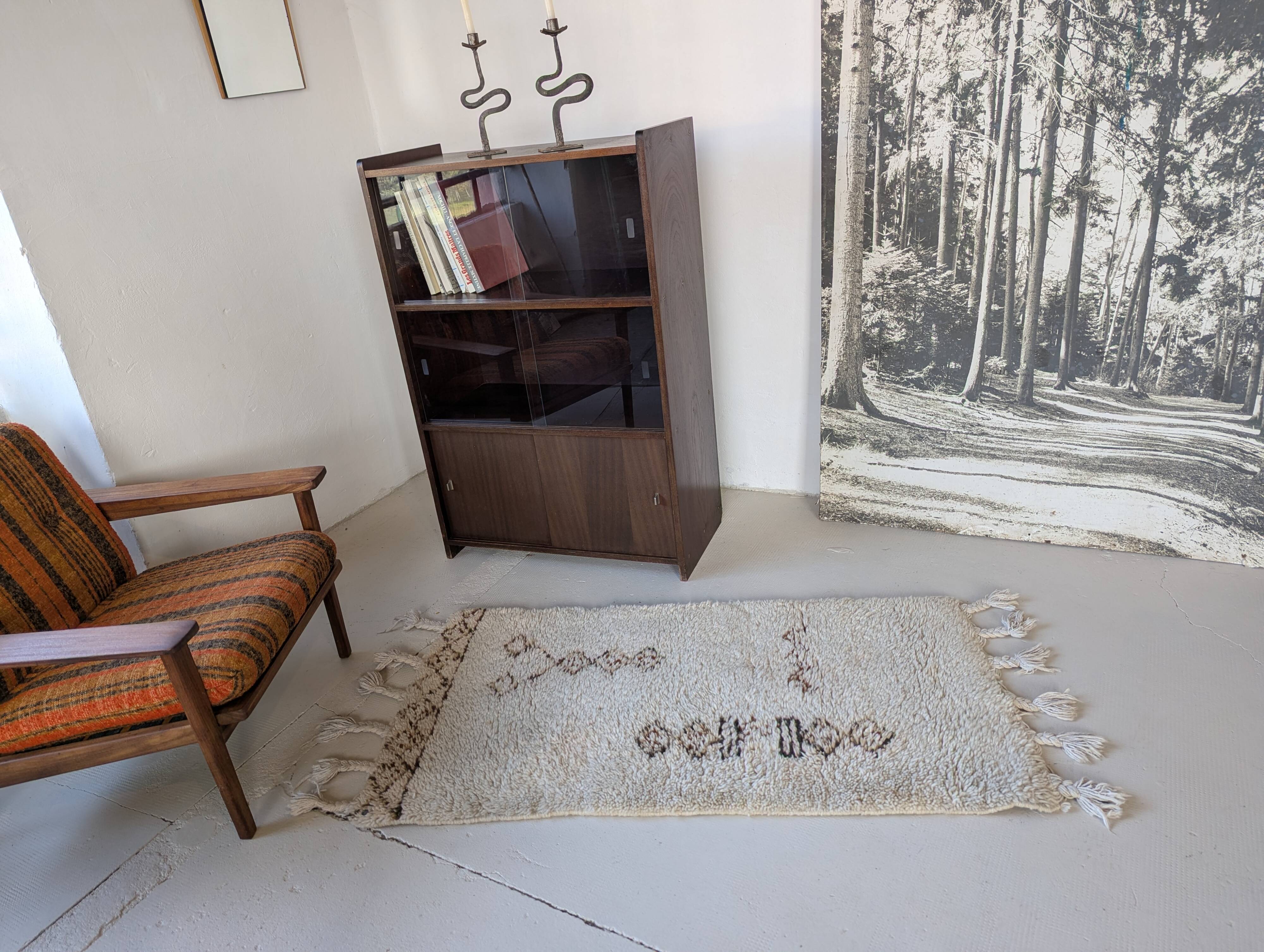 Tapis marocain vintage en laine