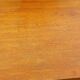 Vintage oak desk with a metallic base from the 1960s.