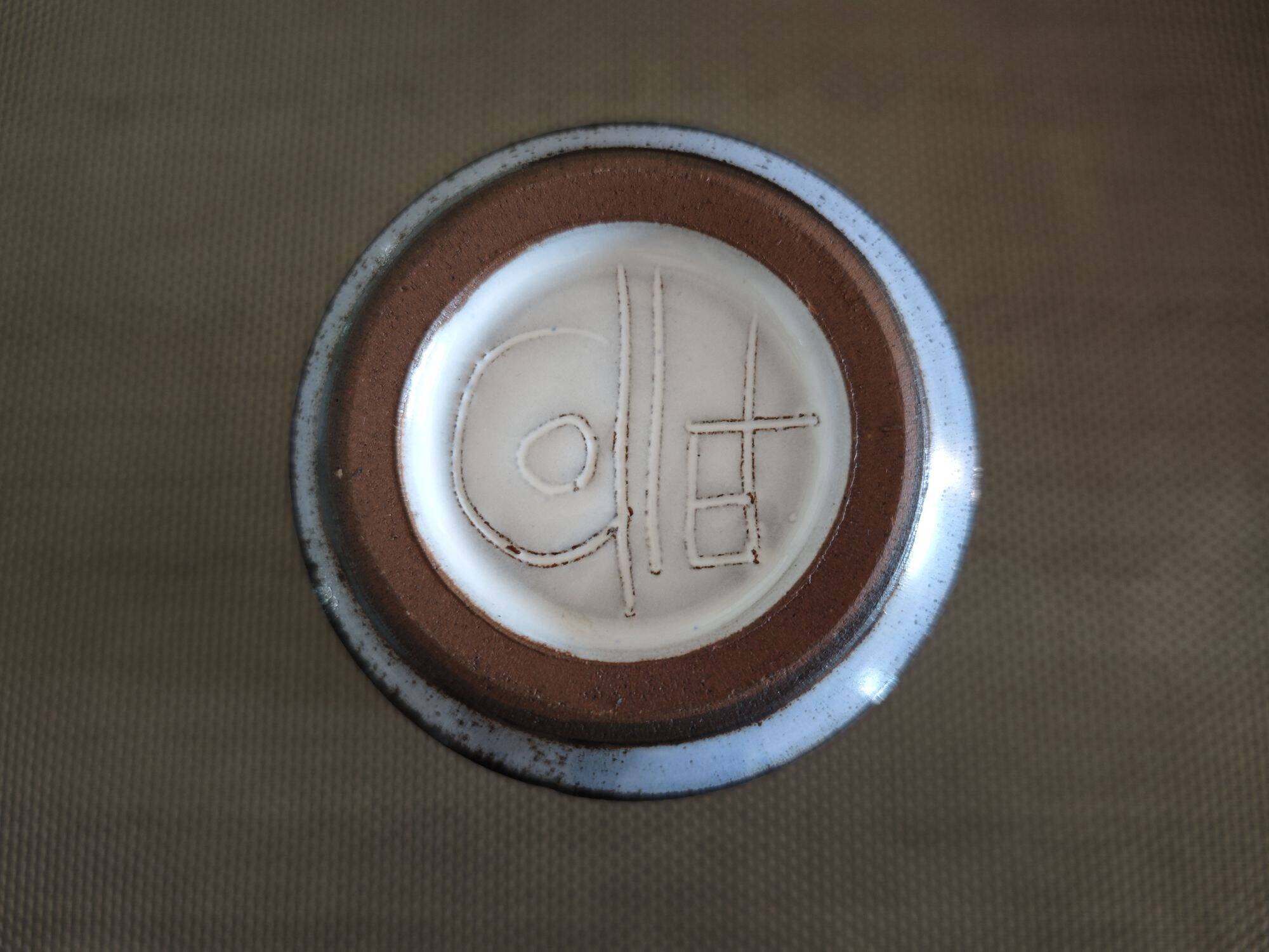 Enameled cup - Roger Collet - Vallauris - 1960s