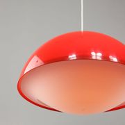 Italian Space Age Pendant in Plexiglass and Chrome, 1970s