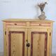Rustic pine sideboard with two doors