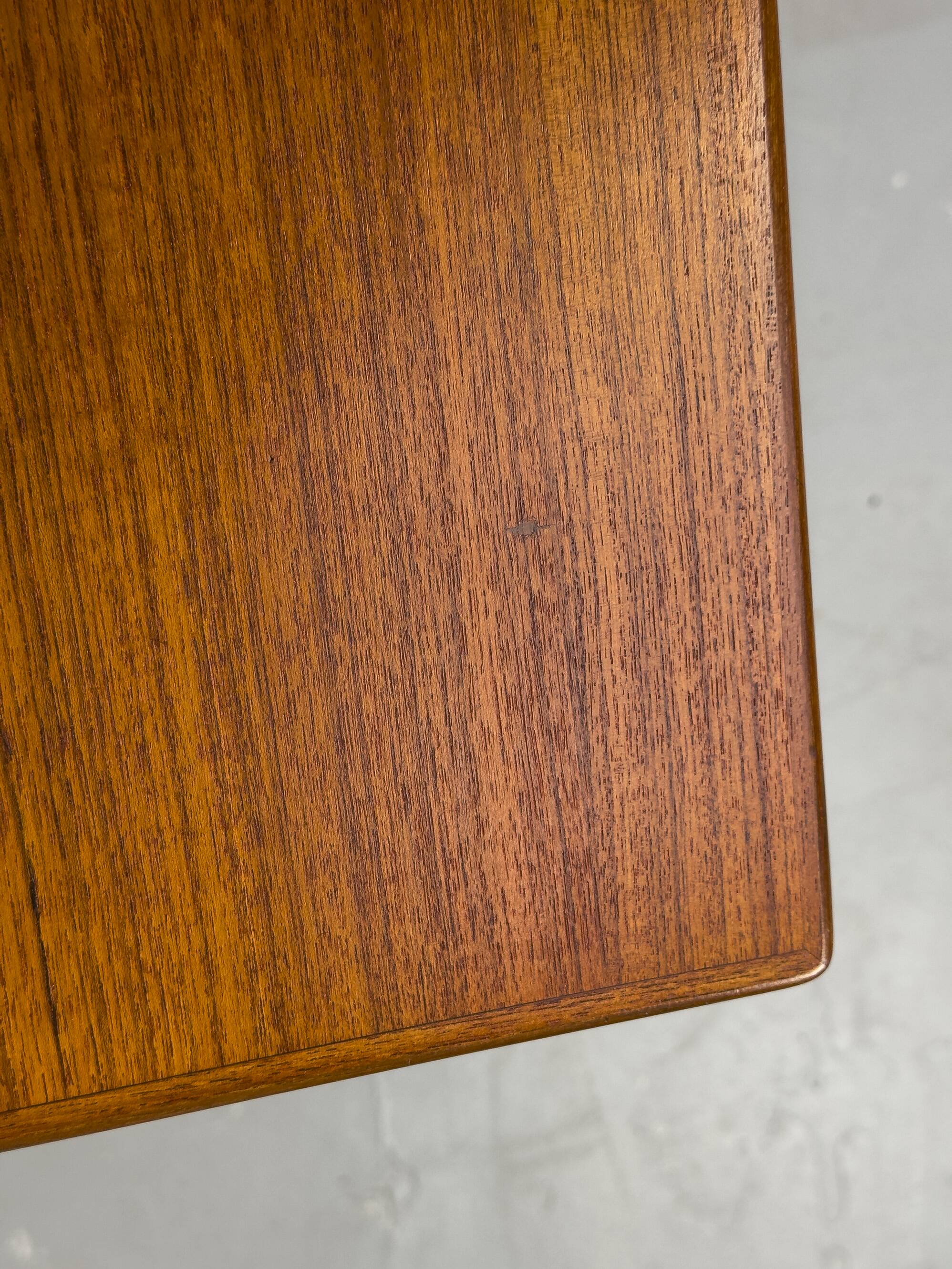 Danish Teak Desk with Drawers, 1960s