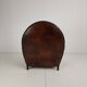 Leather Art Deco Gentleman’s Club Chair