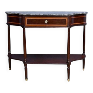 console en acajou et