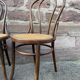 Suite of 4 chairs bistrot Fischel Nr 18 bentwood