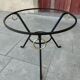 20th century wrought iron coffee table