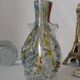 Vase d'art marmoréen vintage