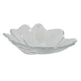 Plat danois en verre par Holmegaard, années 1970