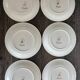 6 Amandinoise dessert plates