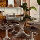 Vintage 1970s gastone rinaldi table and 4 chairs