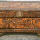 Coffre de rangement asiatique chinois palissandre