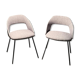 Duo de chaises tonneau 1950