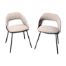 Duo de chaises tonneau 1950
