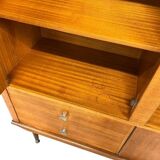 Vintage wooden bar buffet / wall unit / cupboard