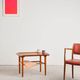 Teak coffee table by Holger Georg Jensen for Kubus, Denmark, 1960s.