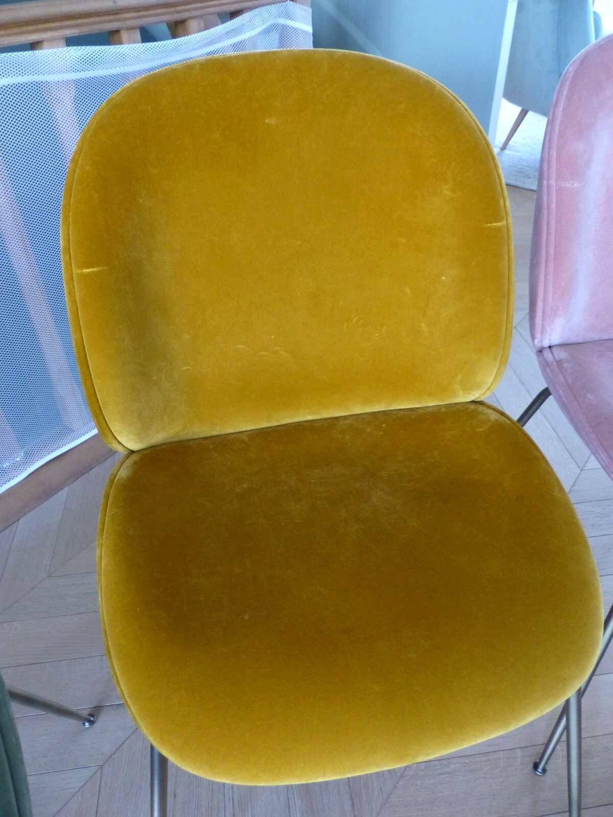 Set of 8 "Beetle Dining Chairs" by GUBI designed by GamFratesi