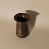 Sandstone vase 70s height 18.5 cm