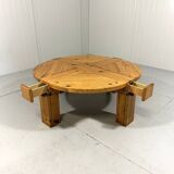Karl Andersson & Söner pine coffee table with drawers, Sweden 1970’s