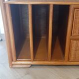 woven rattan chest of drawers - 2 drawers