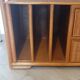 woven rattan chest of drawers - 2 drawers