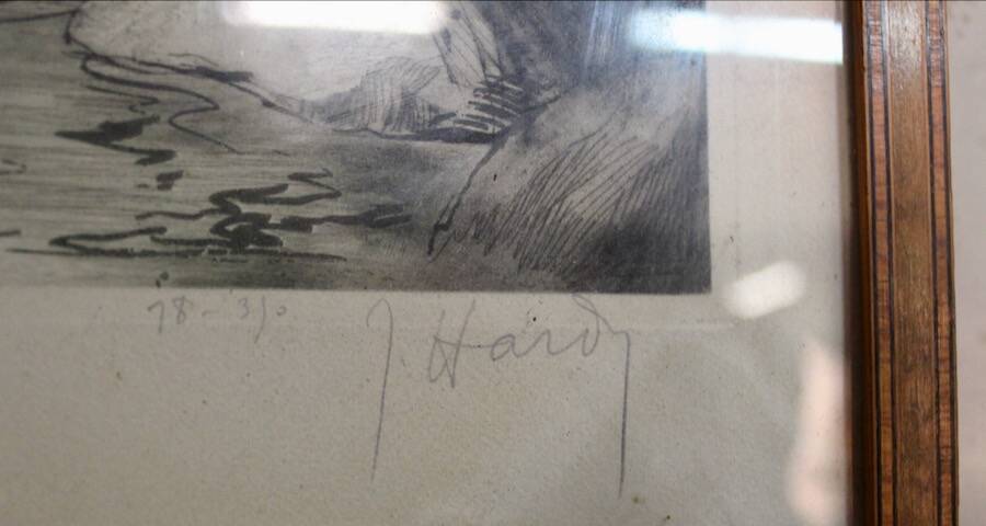 Gravure Art Déco Par Jean Hardy