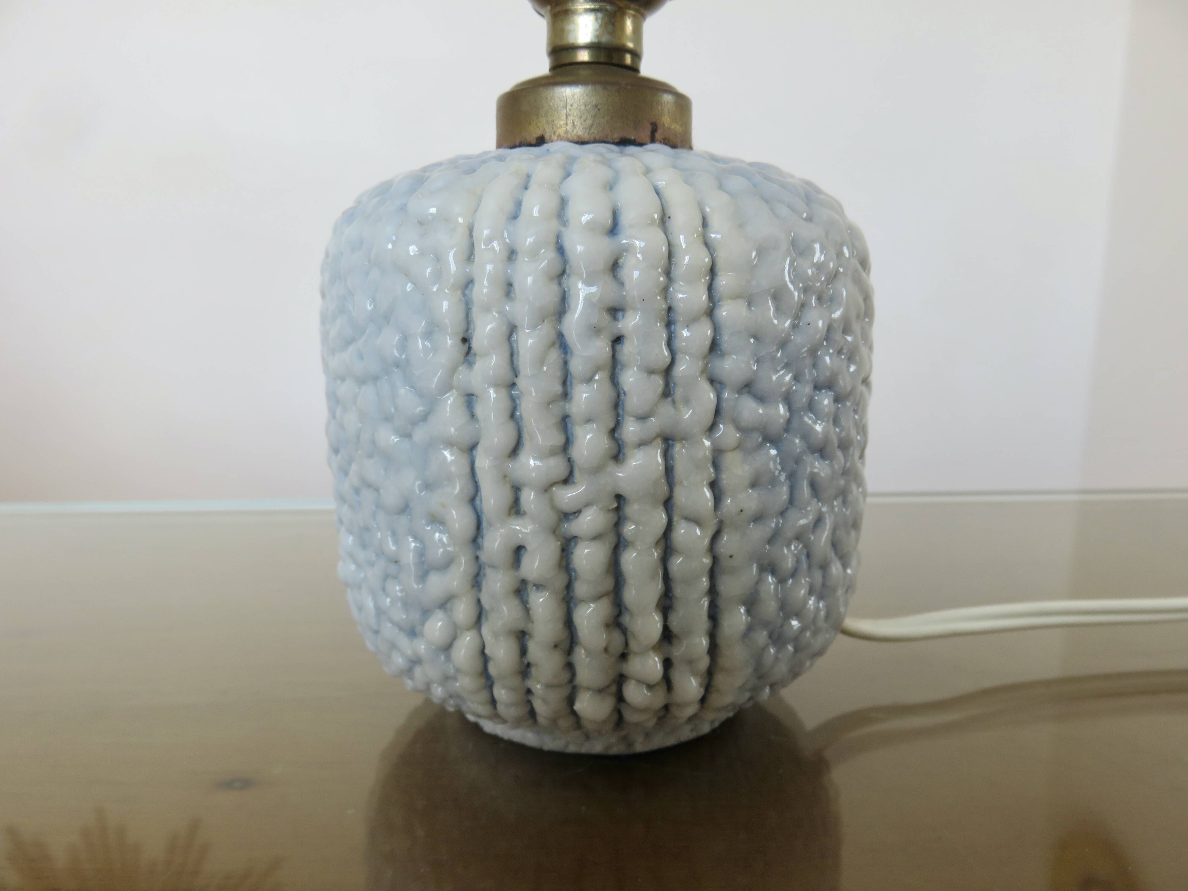 Primavera, small crumpled ceramic lamp