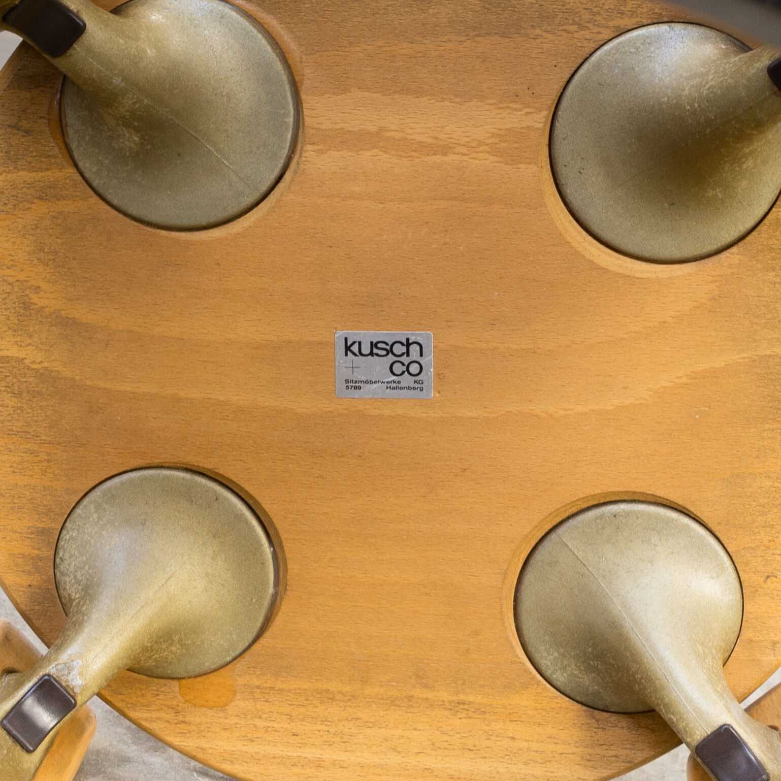 70s Bar Stool by Bruno Rey for Dietiker Kusch & Co set/2