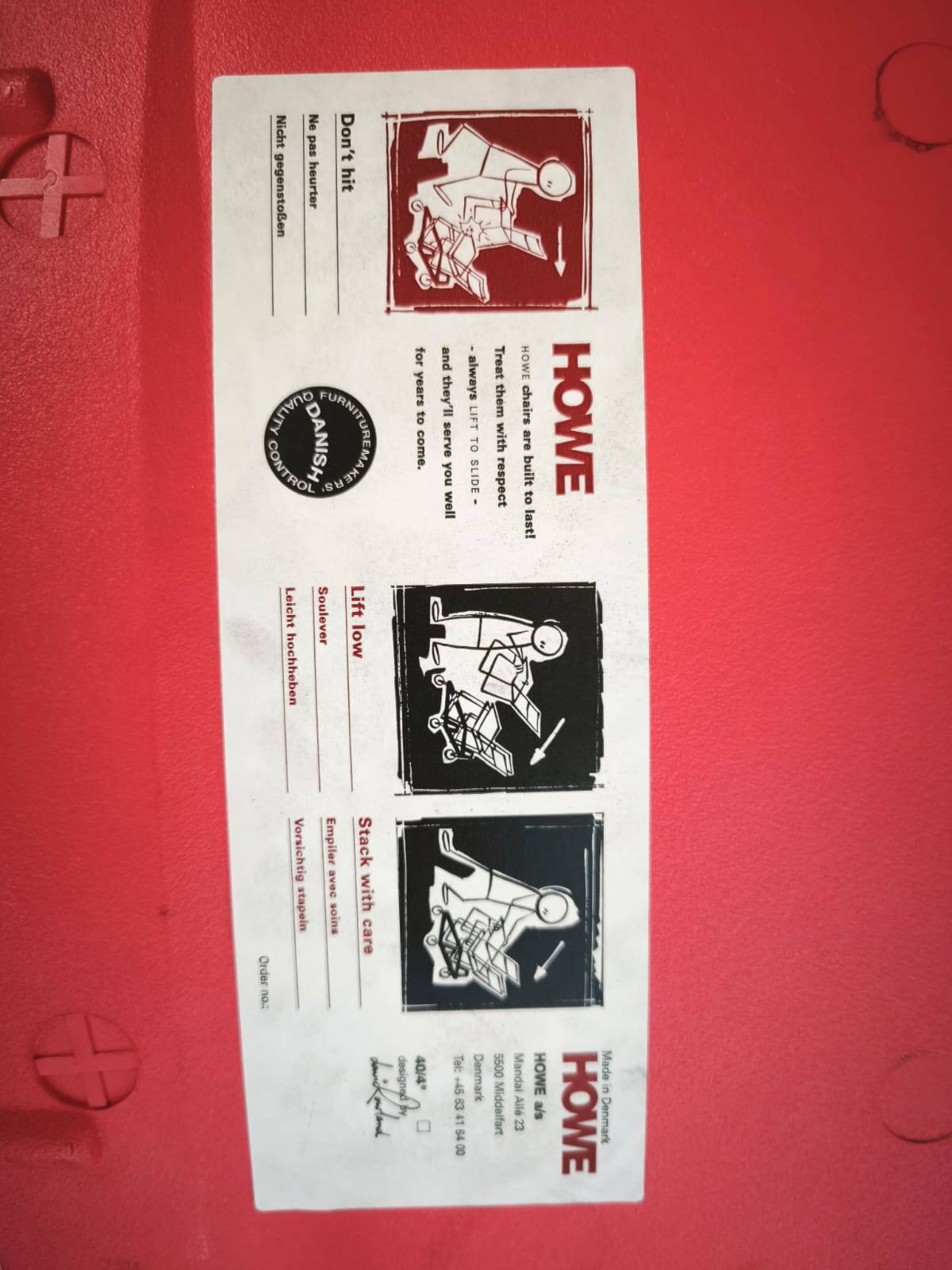 Set of 110 chairs 40/4, Howe