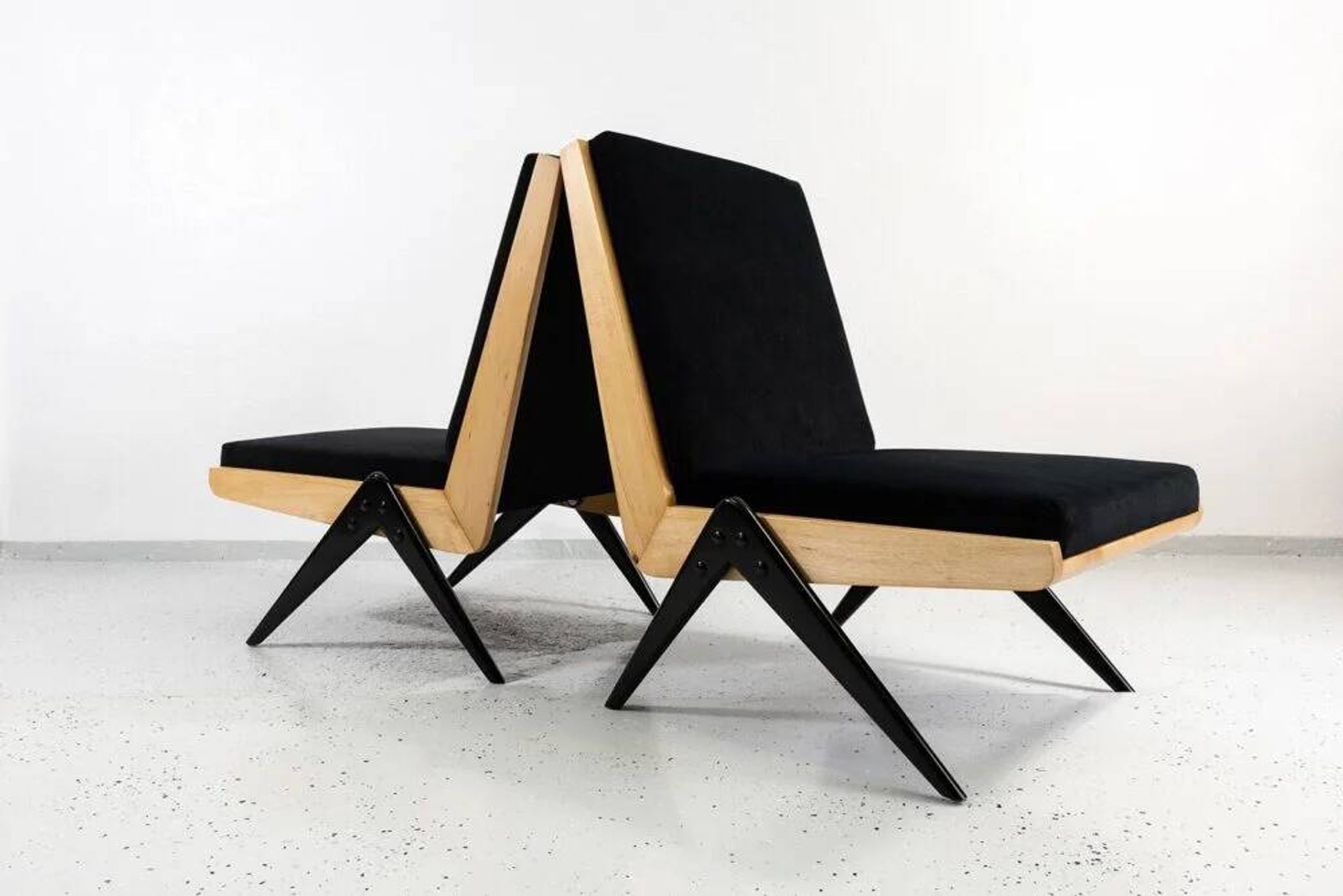 Modernist Chairs, Type 1312 By Slupskie Furniture Factory, Poland, 1960s