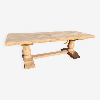 Solid oak monastery table