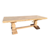 Solid oak monastery table